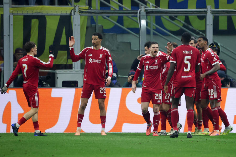 高清:欧冠利物浦1-0国米 索博点射绝杀